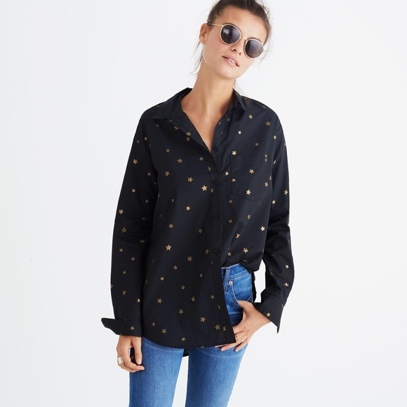 Madewell Tops - NWT MADEWELL STAR BUTTON UP